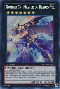 Number 74: Master of Blades #NUMH-EN032