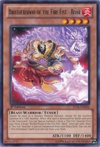 Brotherhood of the Fire Fist - Boar #JOTL-EN026