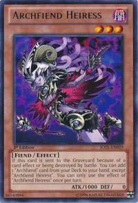 Archfiend Heiress #JOTL-EN029