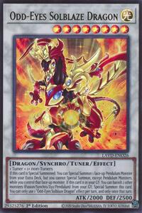 Odd-Eyes Solblaze Dragon #LAVD-ENO26