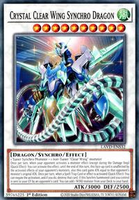Crystal Clear Wing Synchro Dragon #LAVD-ENS32