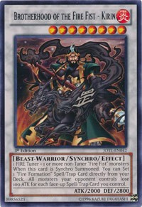 Brotherhood of the Fire Fist - Kirin #JOTL-EN042