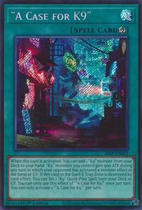 "A Case for K9" (Secret Rare) #26LP-EN011