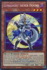 Lunalight Silver Hound (Emblazoned Secret Rare) #26LP-EN012