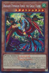 Radiant Typhoon Fonix, the Great Flame (Emblazoned Secret Rare) #26LP-EN014