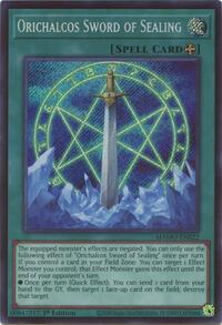 Orichalcos Sword of Sealing (Secret Rare) #MAMO-EN022