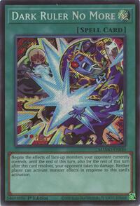 Dark Ruler No More (Secret Rare) #MAMO-EN040