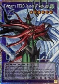 Favorite HERO Flame Wingman (Starlight Rare) (Extended Art) #MAMO-EN005