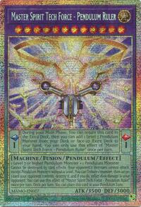 Master Spirit Tech Force - Pendulum Ruler (Starlight Rare) #MAMO-EN027