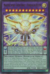 Master Spirit Tech Force - Pendulum Ruler #MAMO-EN027