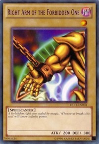 Right Arm of the Forbidden One (Purple) #DL11-EN004