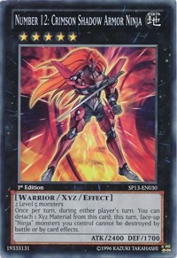 Number 12: Crimson Shadow Armor Ninja #SP13-EN030