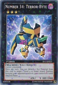 Number 34: Terror-Byte (Starfoil) #SP13-EN025