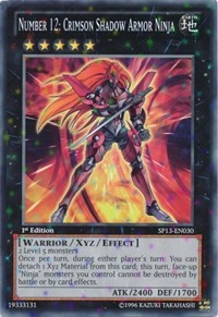 Number 12: Crimson Shadow Armor Ninja (Starfoil) #SP13-EN030