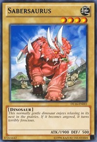 Sabersaurus (Blue) #DL16-EN001