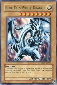 Blue-Eyes White Dragon (Green) #DL09-EN001