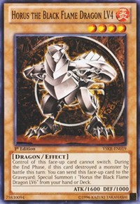 Horus the Black Flame Dragon LV4 #YSKR-EN019