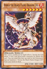 Horus the Black Flame Dragon LV6 #YSKR-EN020