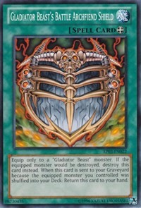 Gladiator Beast's Battle Archfiend Shield #AP03-EN022