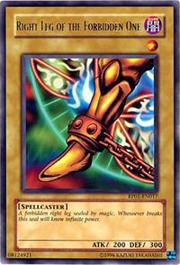 Right Leg of the Forbidden One #RP01-EN017