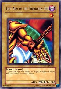 Left Arm of the Forbidden One #RP01-EN020