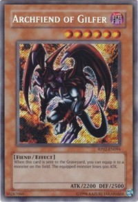 Archfiend of Gilfer #RP02-EN094