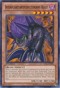 Interplanetarypurplythorny Beast #LVAL-EN098