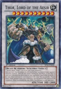 Thor, Lord of the Aesir (Starfoil) #SP14-EN048