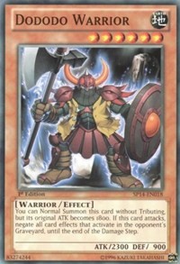 Dododo Warrior #SP14-EN018