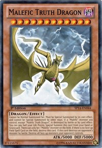 Malefic Truth Dragon (Starfoil) #SP14-EN044