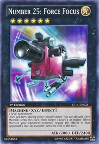 Number 25: Force Focus (Starfoil) #SP14-EN026