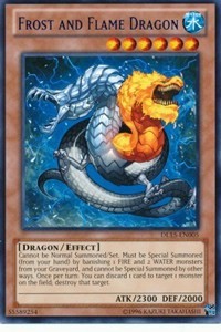 Frost and Flame Dragon (Blue) #DL15-EN005