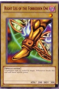 Right Leg of the Forbidden One (Red) #DL11-EN002