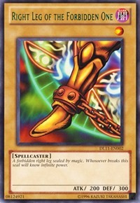 Right Leg of the Forbidden One (Green) #DL11-EN002