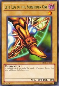 Left Leg of the Forbidden One (Green) #DL11-EN003