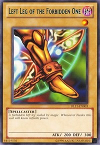 Left Leg of the Forbidden One (Blue) #DL11-EN003