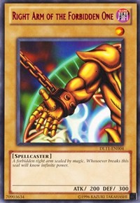 Right Arm of the Forbidden One (Red) #DL11-EN004
