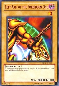 Left Arm of the Forbidden One (Red) #DL11-EN005