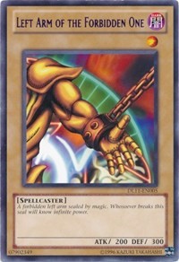 Left Arm of the Forbidden One (Blue) #DL11-EN005