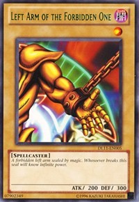 Left Arm of the Forbidden One (Green) #DL11-EN005