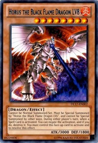 Horus the Black Flame Dragon LV8 (Blue) #DL17-EN002