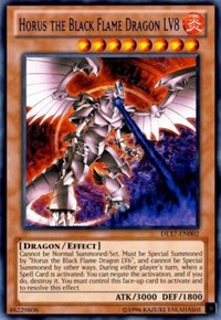Horus the Black Flame Dragon LV8 (Purple) #DL17-EN002
