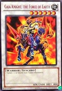Gaia Knight, the Force of Earth (Red) #DL17-EN011