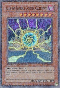 Ally of Justice Cosmic Gateway #DT02-EN028