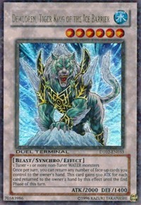 Dewloren, Tiger King of the Ice Barrier #DT02-EN033