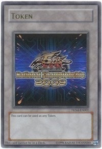 Yu-Gi-Oh 5D's 2009 National Championship Token #TKN4-EN001