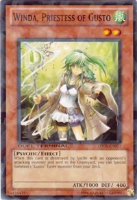 Winda, Priestess of Gusto #DT05-EN073