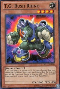 T.G. Rush Rhino (Starfoil) #BATT-EN020