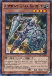 Ancient Gear Knight (Shatterfoil) #BP03-EN033