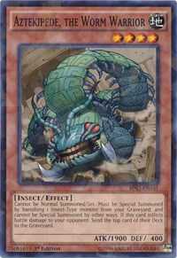 Aztekipede, the Worm Warrior (Shatterfoil) #BP03-EN041